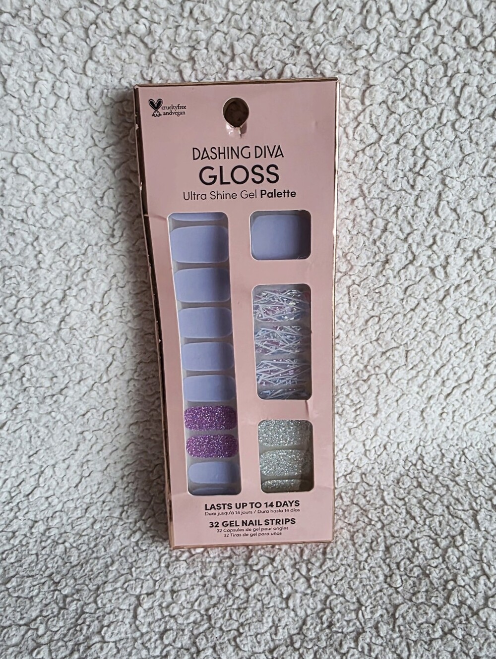 New Dashing Diva GLOSS Ultra Shine Gel Palette, 32 stripes, lasts up to 14 days